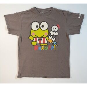Sanrio Keroppi T Shirt Brown Graphic Cartoon‎ Frog Y2K Cute Small